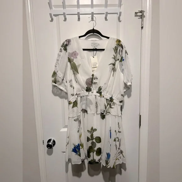 Ted Baker London Jaliyaa Dress Sz 12 - Picture 3 of 7